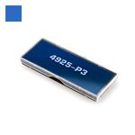 Сменная штемпельная подушка GRM 4925 P3, синяя с прозрачной крышкой