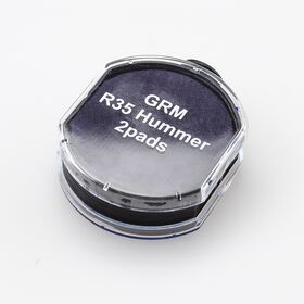 GRM R35 2 Pads Hummer Двухсторонняя офисная сменная штемпельная подушка синего цвета для автоматических печатей. Окрашенная