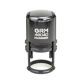 Автоматическая оснастка для печати - GRM 46040 Hummer ABS, д. 40 мм, чёрная