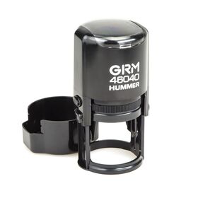 Автоматическая оснастка для печати - GRM 46040 Hummer ABS, д. 40 мм, чёрный цвет