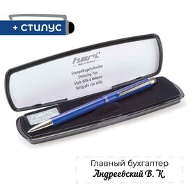 HERI - V3303. Ручка со стилусом и встроенным штампом