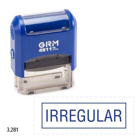 GRM 4911_P3 стандартный штамп «3.281 Irregular (рамка)»