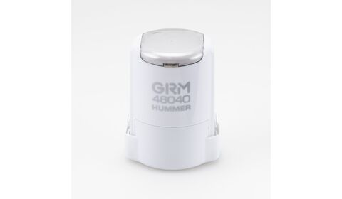 Автоматическая оснастка для печати - GRM 46040 Hummer ABS, д. 40 мм, корпус белый с крышкой