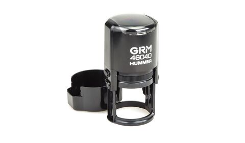 Автоматическая оснастка для печати - GRM 46040 Hummer ABS, д. 40 мм, чёрный цвет