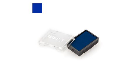 Сменная штемпельная подушка GRM 4910 P3, аналог Trodat 6/4910 P3, синяя