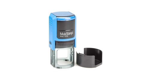 Mobistamps RC-40 оснастка для печати Sirdash, д. 40 мм, синий корпус