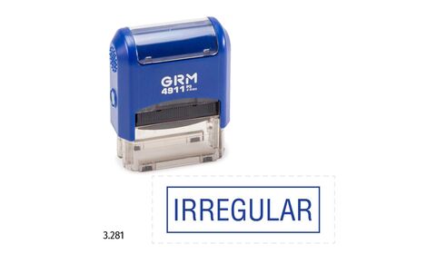 GRM 4911_P3 стандартный штамп «3.281 Irregular (рамка)»