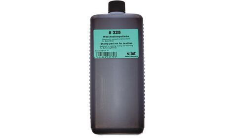 Noris #325 1L - черная краска для хлопковых тканей