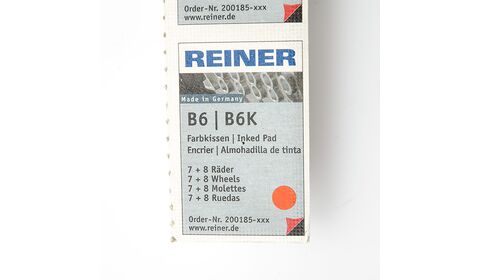 Сменная штемпельная подушка - REINER B6 PADк, красная