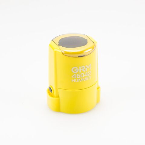GRM 46042 Hummer - Оснастка для печати в боксе, корпус ABS, жёлтый глянец, д.42 мм.