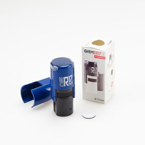 GRM R17 office - сине/чёрный корпус, оснастка для печатей д, 17 мм