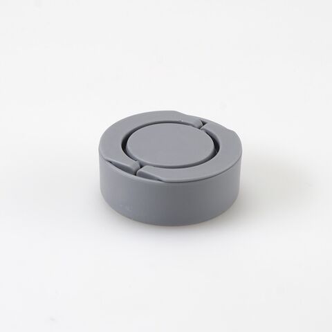 ВЫБОР Ручная СЕРАЯ ПЛОСКАЯ оснастка д.40 мм для круглой печати с клеевым слоем и штемпельным материалом