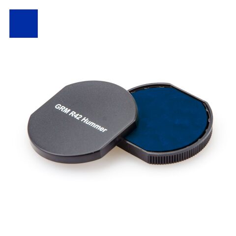 Штемпельная подушка для GRM 46042 Hummer, GRM R42 Office, Shiny S-542, синяя