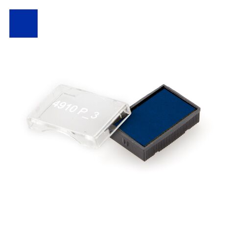 Сменная штемпельная подушка GRM 4910 P3, аналог Trodat 6/4910 P3, синяя