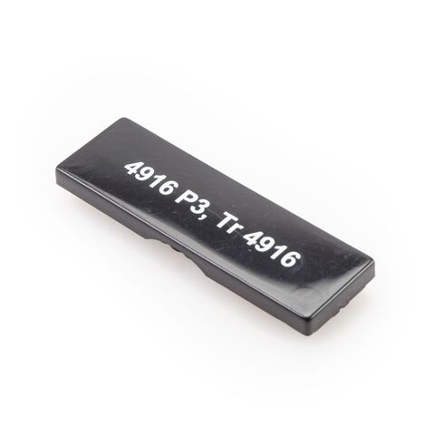 Сменная штемпельная подушка GRM 4916 P3, аналог Trodat 4916, чёрная крышка