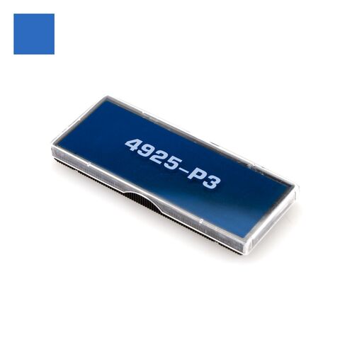 Сменная штемпельная подушка GRM 4925 P3, синяя с прозрачной крышкой