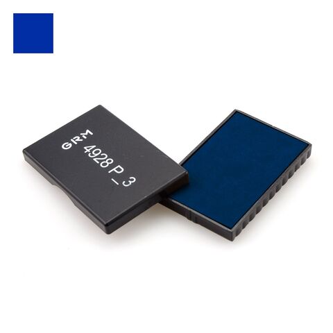 Сменная штемпельная подушка GRM 4928 P3, синяя