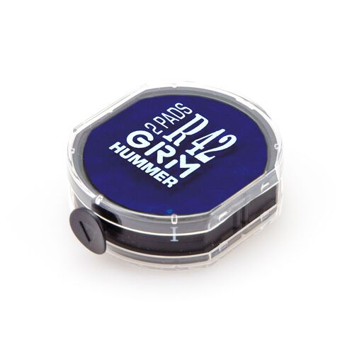 GRM 46042 (R42) 2 Pads Hummer - сменная синяя штемпельная подушка