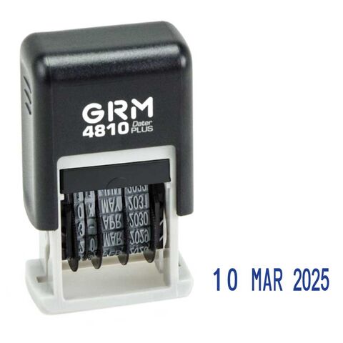 Мини-датер GRM 4810 Plus с латинским обозначением месяца, высота 4 мм