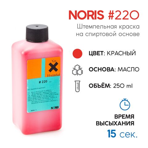 Noris #220 - 250 ml, red