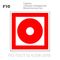 Табличка F10 (10х10 см) «Кнопка включения установок (систем) пожарной автоматики»
Пластиковая табличка-указатель на стену с изображением красного круга с белым центром на красном фоне с белой контурной рамкой.
