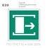 Табличка E20 (10х10 см) «Для открывания сдвинуть»
Пластиковая табличка-указатель на стену с изображением сдвижной двери и стрелки, указывающей направо. Изображение выполнено белым цветом на зеленом фоне с белой рамкой по контуру.